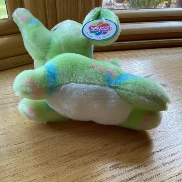 Namco Tie-Dye Elephant Plush Toy 8" Pastel Colors Stuffed Animal - Picture 7 of 7